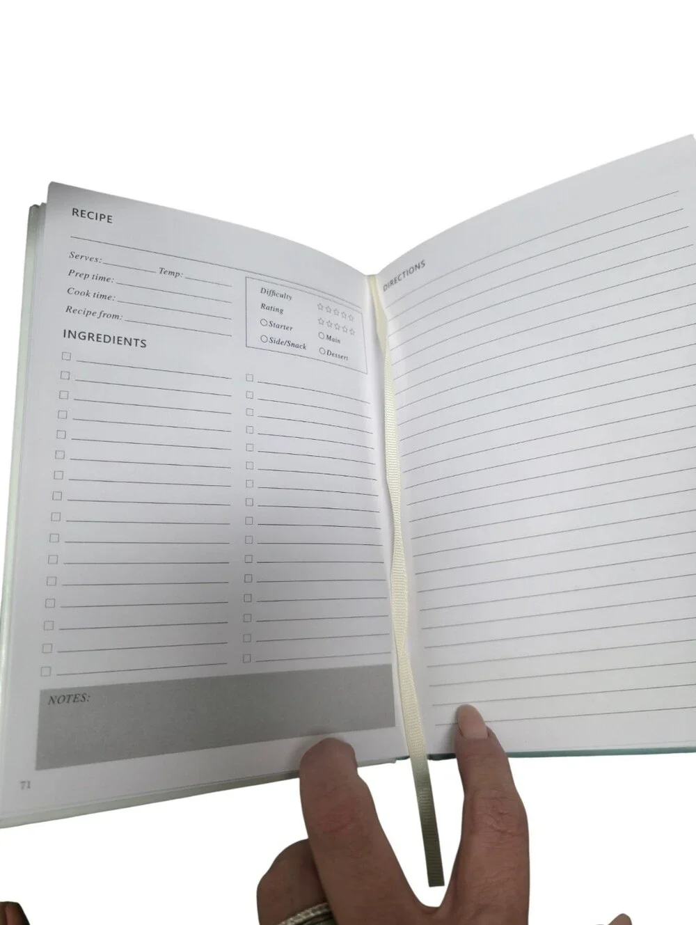 Recipe Book Journal